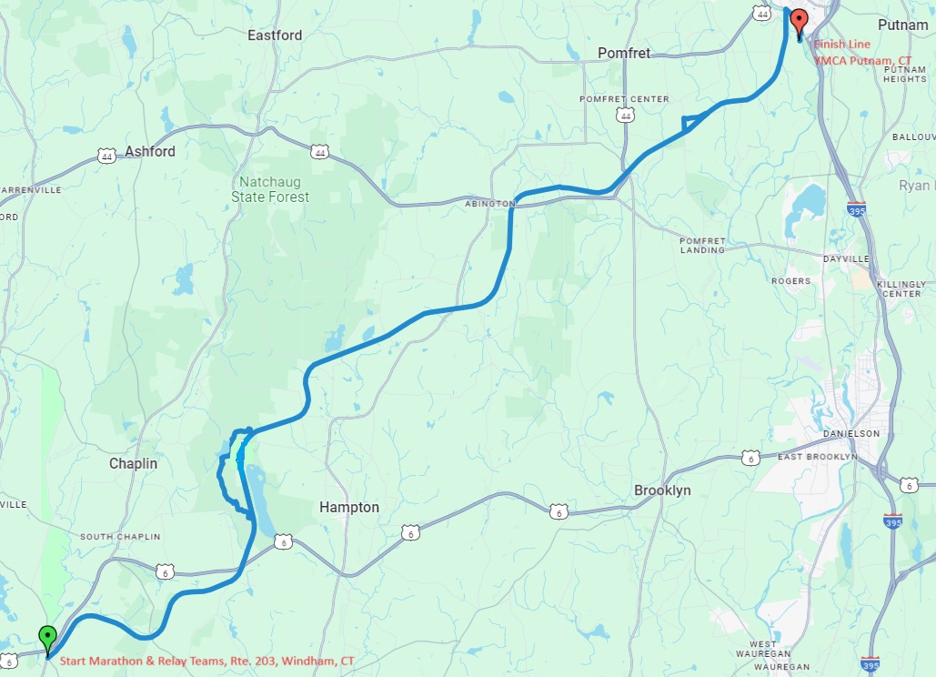 2024 Tackle the Trail Course Map